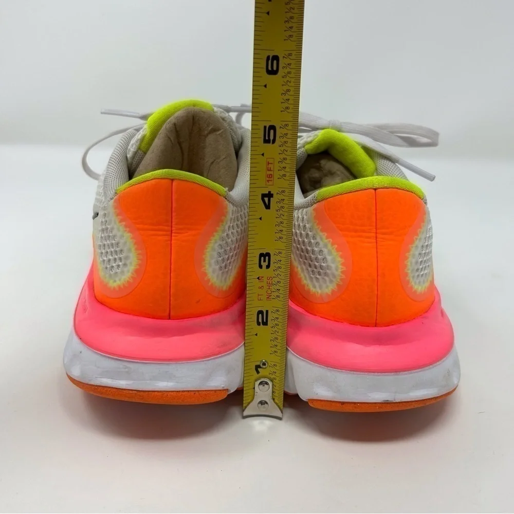 Nike Renew Run Platinum Pink Blast Lace Up Athletic Sneakers Size 6.5 Y (EU 39)